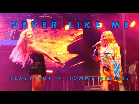 Slayyyter - Never Like Me (ft Tommy Genesis) live at Pride