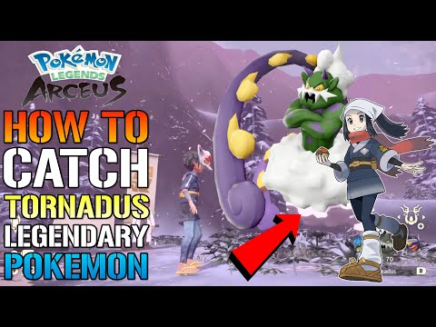 Pokemon Legends Arceus: How To Catch TORNADUS! Legendary Pokemon Guide