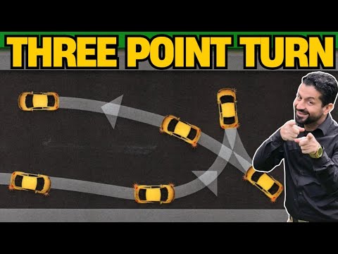 Three Point Turn with step by step instructions.