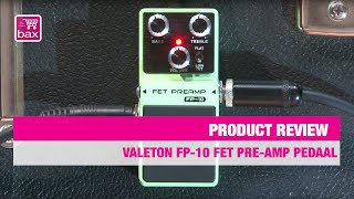 Video thumbnail for Valeton FP-10 Fet Pre-Amp Pedaal Review | Bax Music by Bax-shop | Bax Music Goes