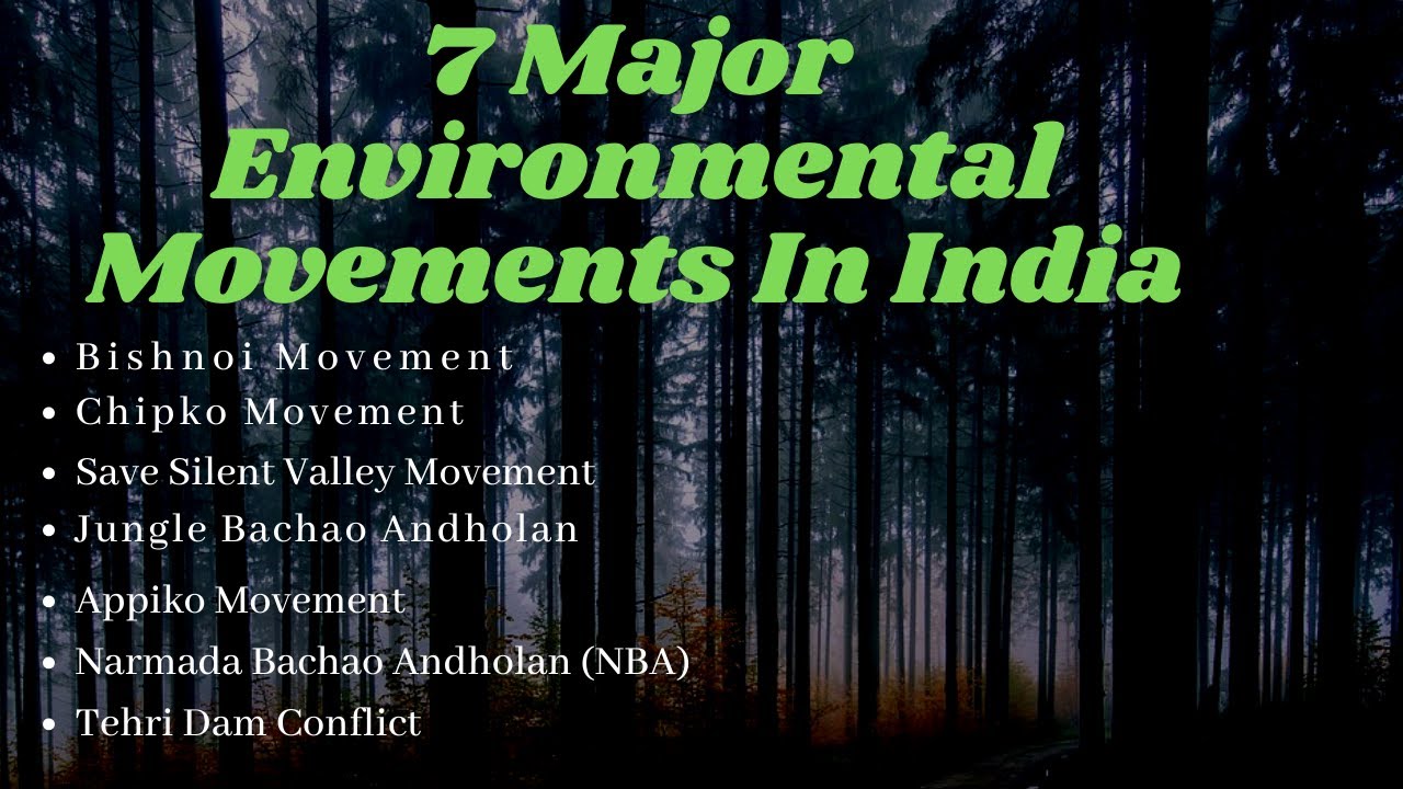 Which is the first environmental movement in India?