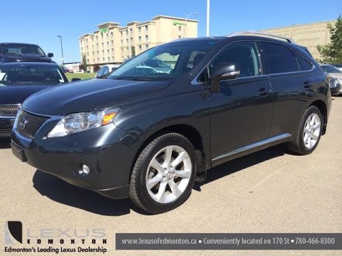 Pre Owned Grey on Black 2011 Lexus RX 350 AWD Touring Package Review - Wetaskiwin, Alberta
