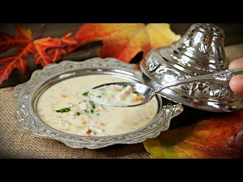 Pileća bijela čorba - Pileća krem supa - Bijela čorbica - Pileća supa