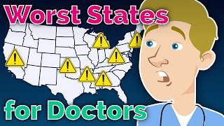 Best & Worst States for Doctors📍 (Where YOU Should Practice)