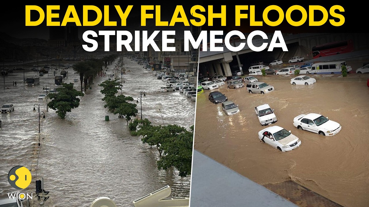 Mecca Floods LIVE: Deadly Flood Waters Sweep Away Three Children, One Still Missing | WION