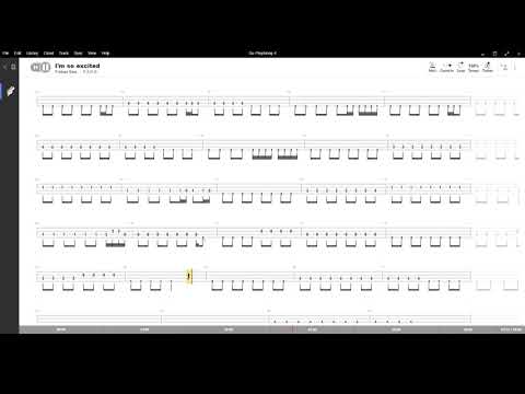 I'm so excited ( Pointer Sisters ) ,Tablatura e base Senza Basso - Backing bass track - NO BASS