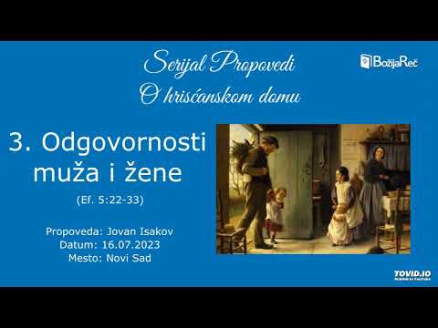 3. Odgovornosti muža i žene