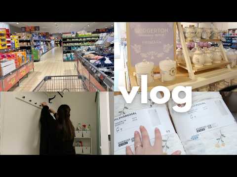 Vlog | Viyana'da market alışverişi & haftalık yemek planı | Primark alışverişi |  Ev düzeni