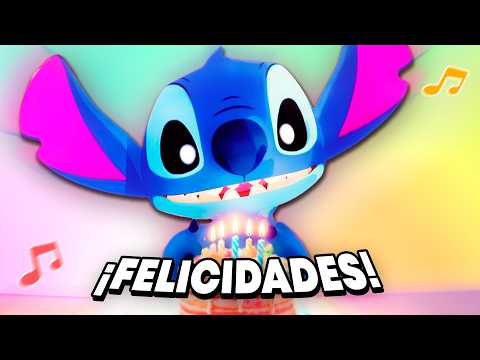 🎉 CUMPLEAÑOS FELIZ de STITCH | Canción en Español para dedicar