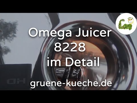 Omega Juicer 8228 - Entsafter im Test und ausführlich vorgestellt (Teile 1-4)