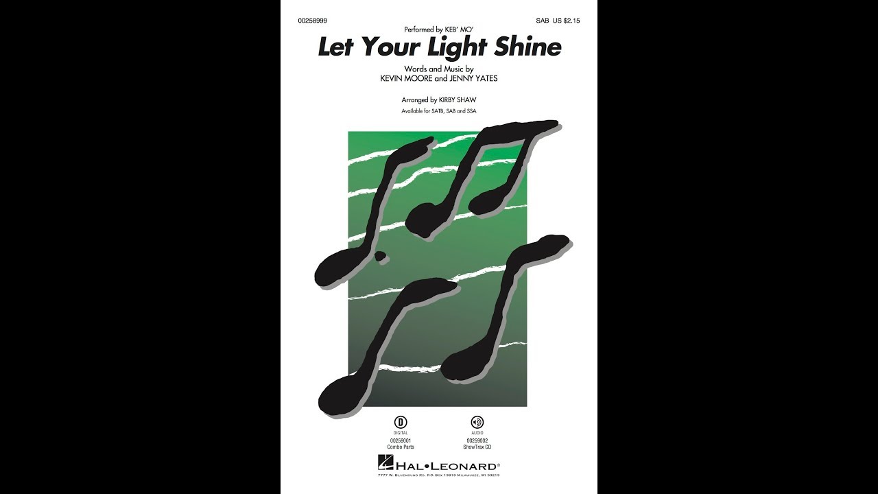 Let Your Light Shine (SAB Choir) - Arranged by Kirby Shaw
