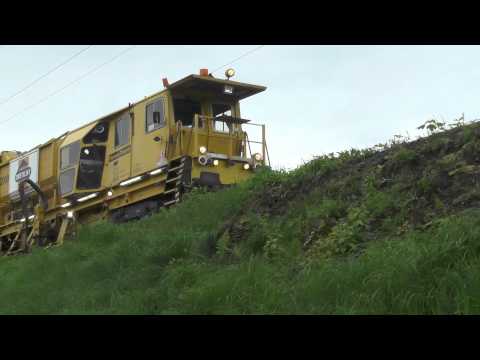 Plasser & Theurer DYNAMIC STOPFEXPRESS 09 3X in Einsatz  im Mai 2014 In der Weststeiermark Teil 1(2