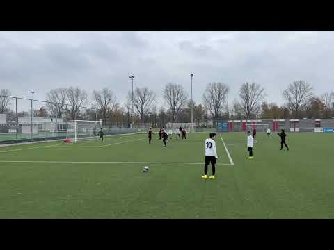 AC Amsterdam jo13-1 ZSGOWMS jo13-1  2-13  03-12-2022 in Amsterdam 👌⚽️👌