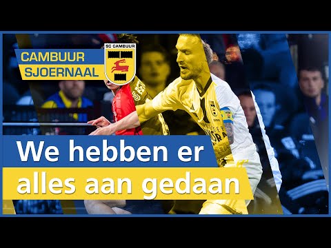 "Op basis van de tweede helft hadden we veel meer verdiend" | CAMBUUR SJOERNAAL