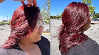 Red or Burgundy?? NO bleach used just color!