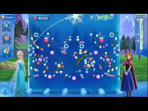Frozen Free Fall: Icy Shot Level 287 - NO BOOSTERS ☃☃☃