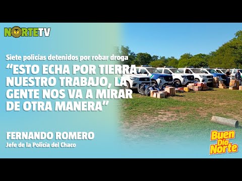 El jefe de Policía habló sobre los 7 agentes detenidos por robar droga a incinerar | Buen Día Norte