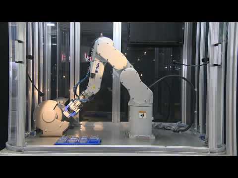 6-axis Epson Robot C8 Deburring Solution | iREX 2019