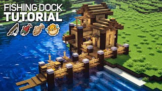 Minecraft: Ultimate Fishing Dock Tutorial (how to build)