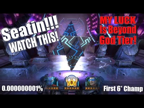 First 6 Star Crystal Opening OH MY GOD! INSANE LUCK! - Marvel Contest of Champions