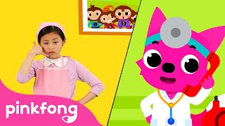 Five Little Monkeys jumping on the Bed | Lima Monyet Lompat | Lagu Anak | Pinkfong Baby Shark