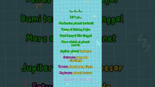 Download lagu lirik lagu planet #edukasianak #laguanak #serunyabelajar #laguplanet#belajarplanet mp3