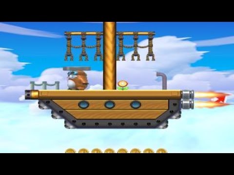 プーの飛空艇から脱出せよ　Escape from Airship by BEE! - SUPER MARIO MAKER - No Commentary
