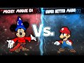 MUGEN AI BATTLE Mickey Mouse EX Vs Super Better Mario