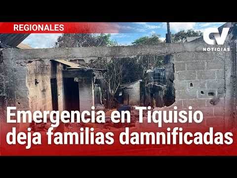 🔥🏠 Emergencia en Tiquisio deja familias damnificadas