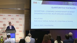 Update on QuANTUM-First: quizartinib + SOC chemotherapy & as continuation therapy in FLT3-ITD+ AML