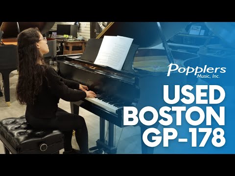 Pre-Owned Boston GP-178 Designed by Steinway & Sons | Overview and Demo | Popplers Music Sioux Falls