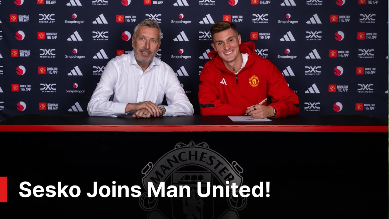 BREAKING: Benjamin Sesko Joins Manchester United | €76.5M Striker Signs Until 2030 | AD1Z