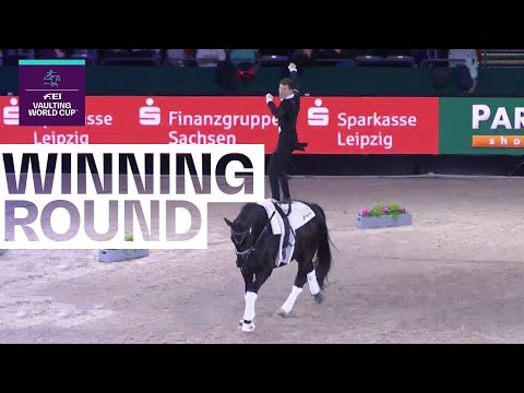 Jannik Heiland’s artistic performance | FEI Vaulting World Cup™ Leipzig