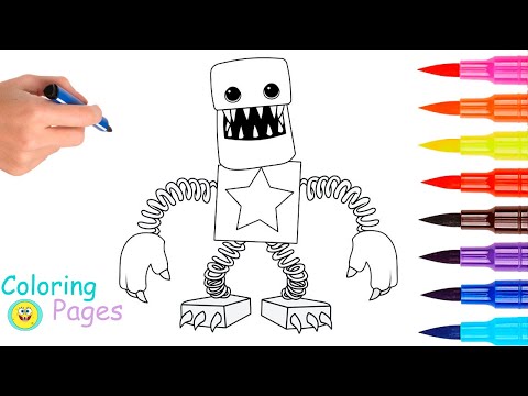 Boxy Boo - Coloring Pages / Project Playtime Coloring / Tobu - Memory Lane [NCS Release]