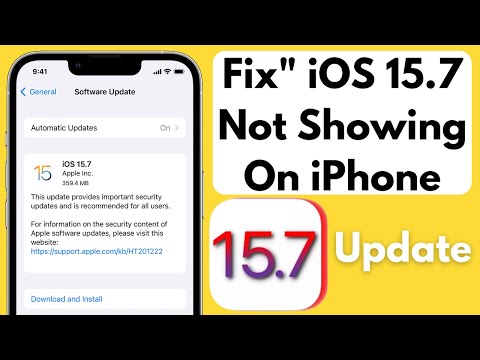 iOS 15.7 Update Not Showing On iPhone or iPad How to Install iOS 15.7 On iPhone