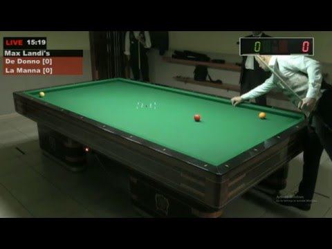 LA MANNA vs DE DONNO - (fasi di gioco) 2° TROFEO MAX LANDI'S 2016