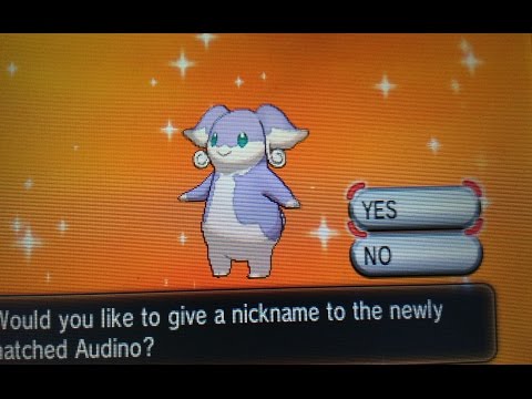 MM Shiny Audino in 157 Eggs + Mega Evolution (Pokemon Y)