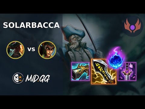 MID.GG: [ solarbacca ] Gangplank TOP vs Cassiopeia | EUW MASTER | LOL Season 2024