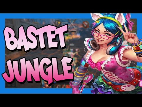 Smite: Bastet Jungle Gameplay | Conquest | THE SUPPORT ANUBIS THO!