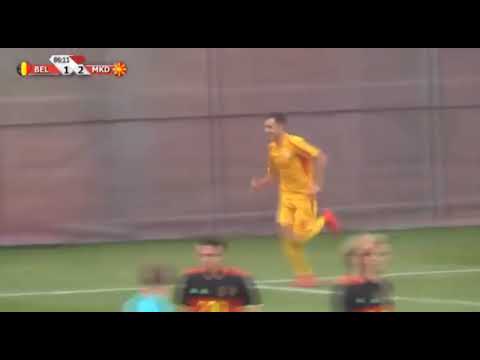 U19 - Belgium - Macedonia 1-2 (Goal by Atanasov)