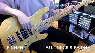 Video thumbnail for 【試奏動画】ATELIER Z (アトリエジー) / Z-PLUS 20th Anniversary model エレキベース【中古】 by Yonezawa-gakki