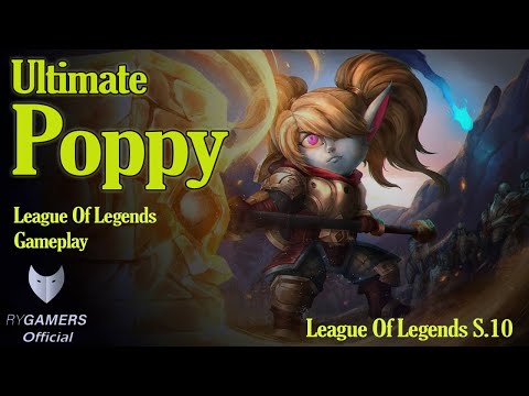League Of Legends Indonesia | Ultymate Poppy to Push Tower | Gameplay Season 10.