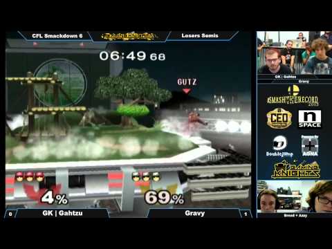 CFL Smackdown 10/25 - GK Gahtzu vs Gravy - Melee Losers Semis