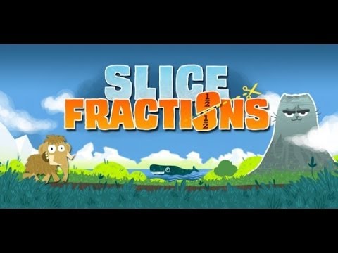 Screenshot of video: Slice Fractions App