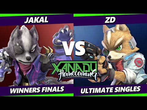 Xanadu Homecoming Winners Finals - Jakal (Wolf) Vs. ZD (Fox) Smash Ultimate - SSBU