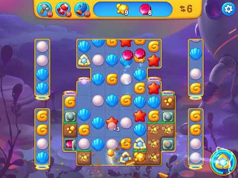 Fishdom level 4876 no boosters フィッシュダム ノーマル [Friend's]