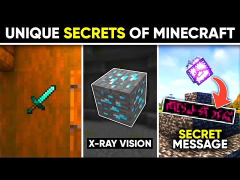 11 *UNIQUE* Secrets Of Minecraft That Will Blow Your Mind 😱 [HINDI]