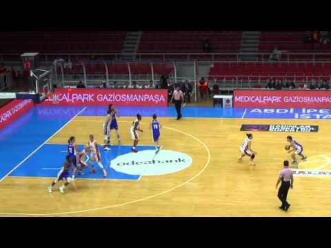 2015-2016 TKBSL Galatasaray - Canik Belediyespor 10. Hafta Müsabakası