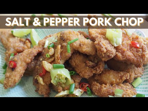 JUICY CRUNCHY Salt Pepper Pork Chops Recipe | Wally...