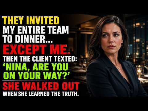 They Invited Everyone to the Client Dinner—Except Me